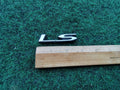 Chevy OEM LS Chrome & Black Plastic 2 5/8" Emblem Badge Logo Nameplate Name 5S3