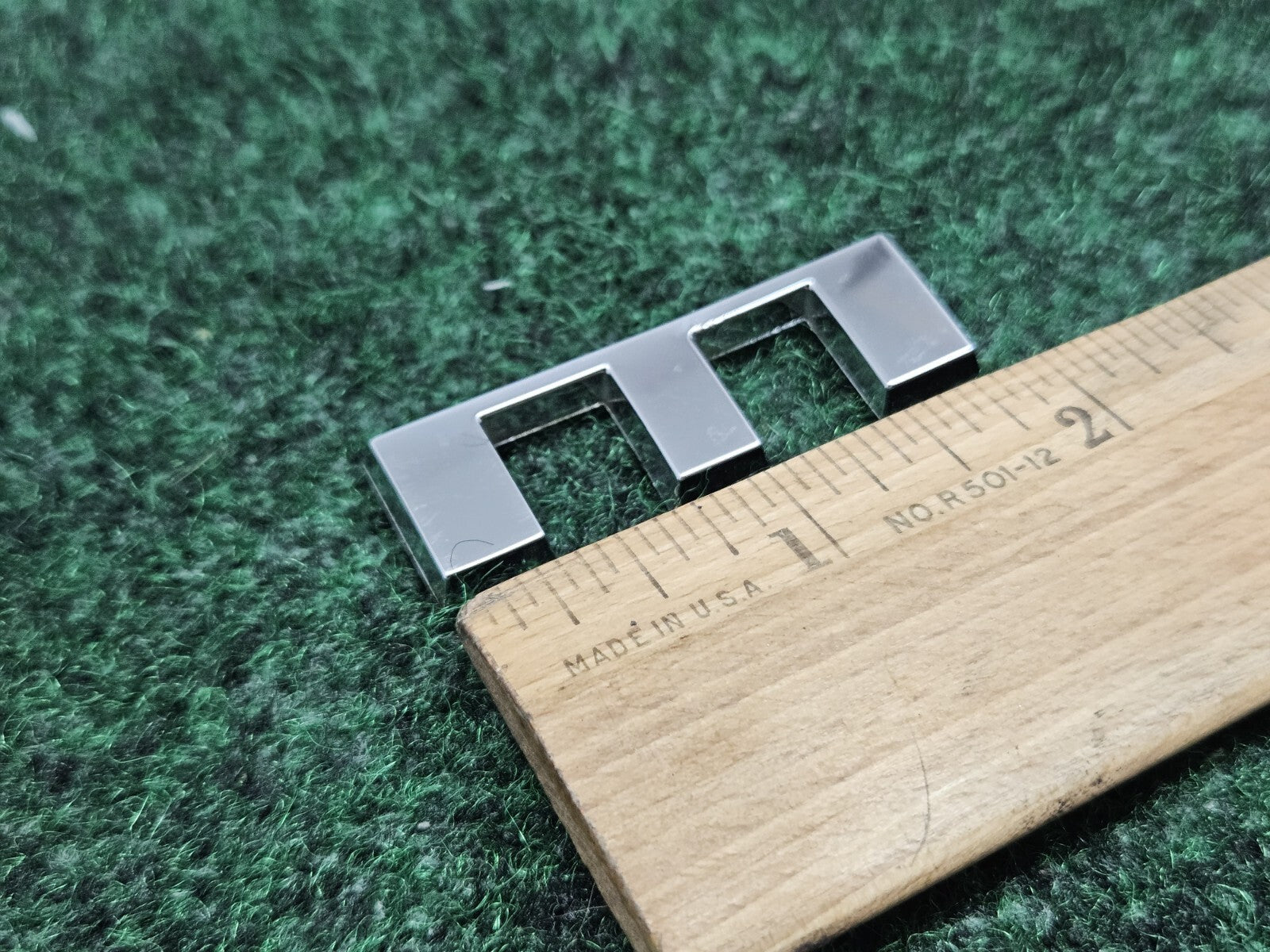 OEM "M" 3D Chrome Individual Letter Emblem Badge Logo Nameplate 7S9