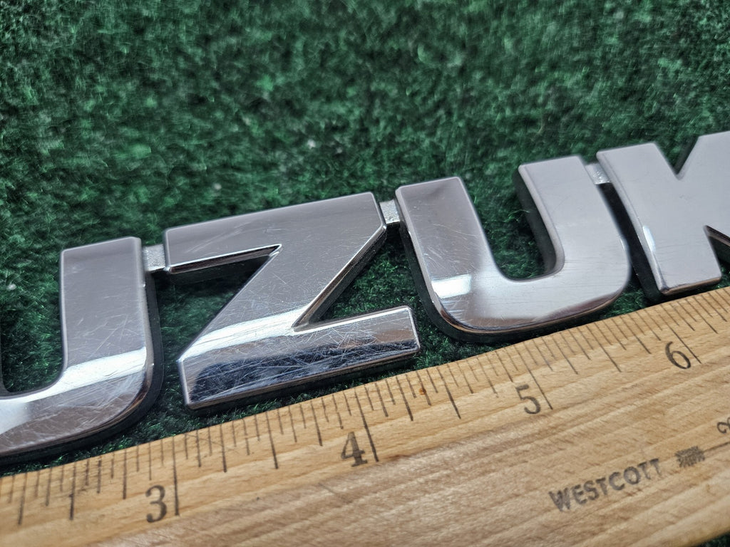 Suzuki OEM Chrome Plastic Emblem Badge Logo Nameplate Name Plate 8.25" GL2