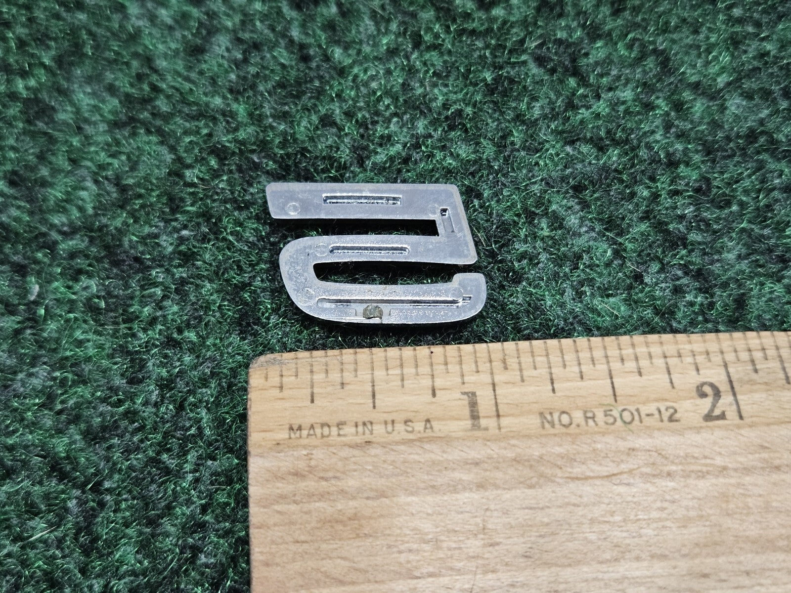 OEM "5" Silver Individual Number Lettering Emblem Badge Logo Nameplate 7S6
