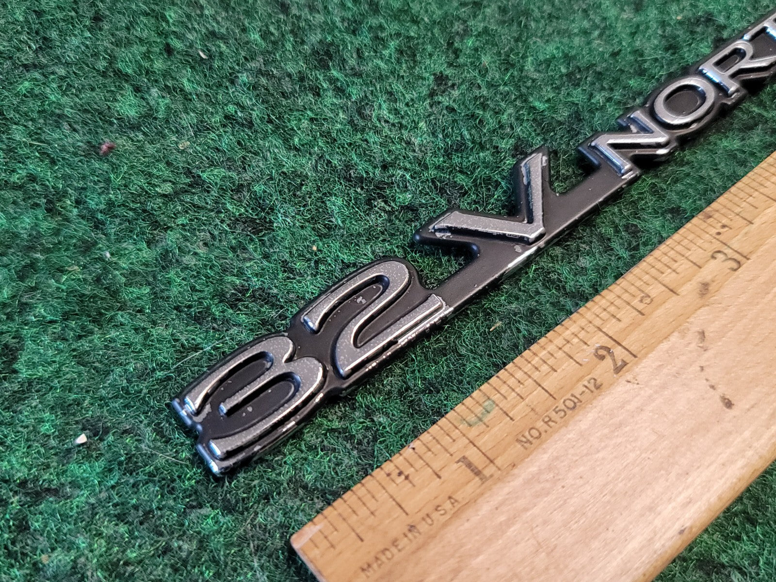 Cadillac "32 V Northstar" Chrome/Black Emblem Badge Logo Symbol Sign OEM 1M6