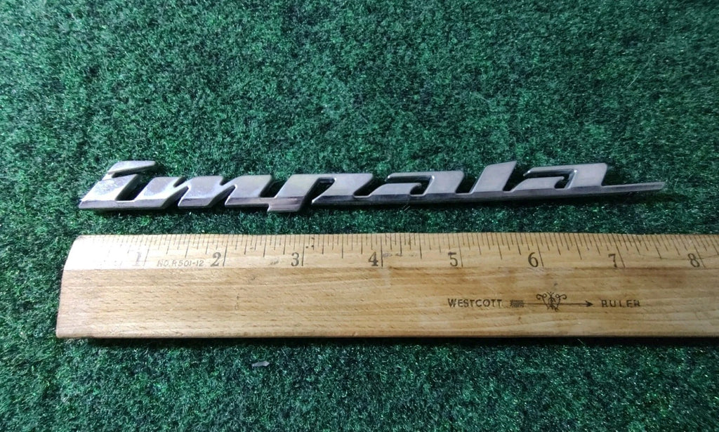 Chevy 2001-2005 Impala Chrome Rear Trunk Emblem Badge Logo Nameplate Name 5S5