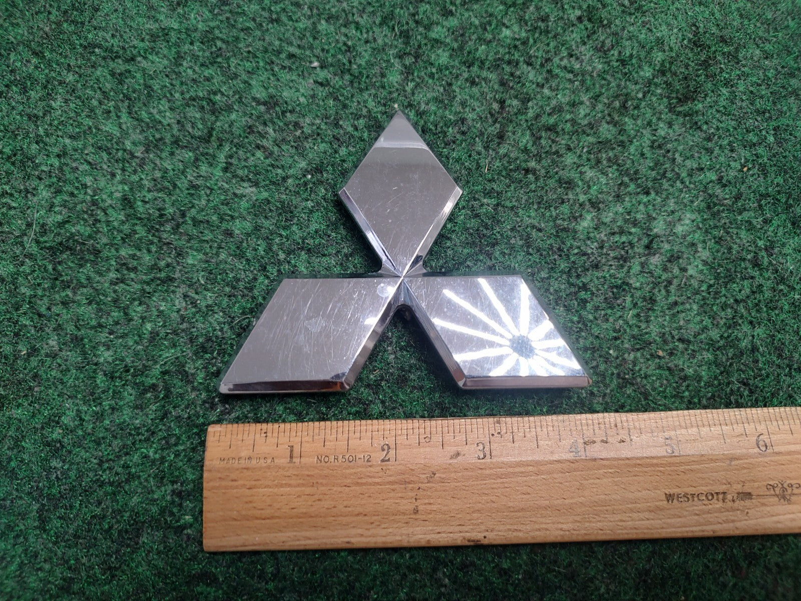 1999-2003 Mitsubishi Galant Emblem Rear Trunk Badge Nameplate Chrome OEM 2S5