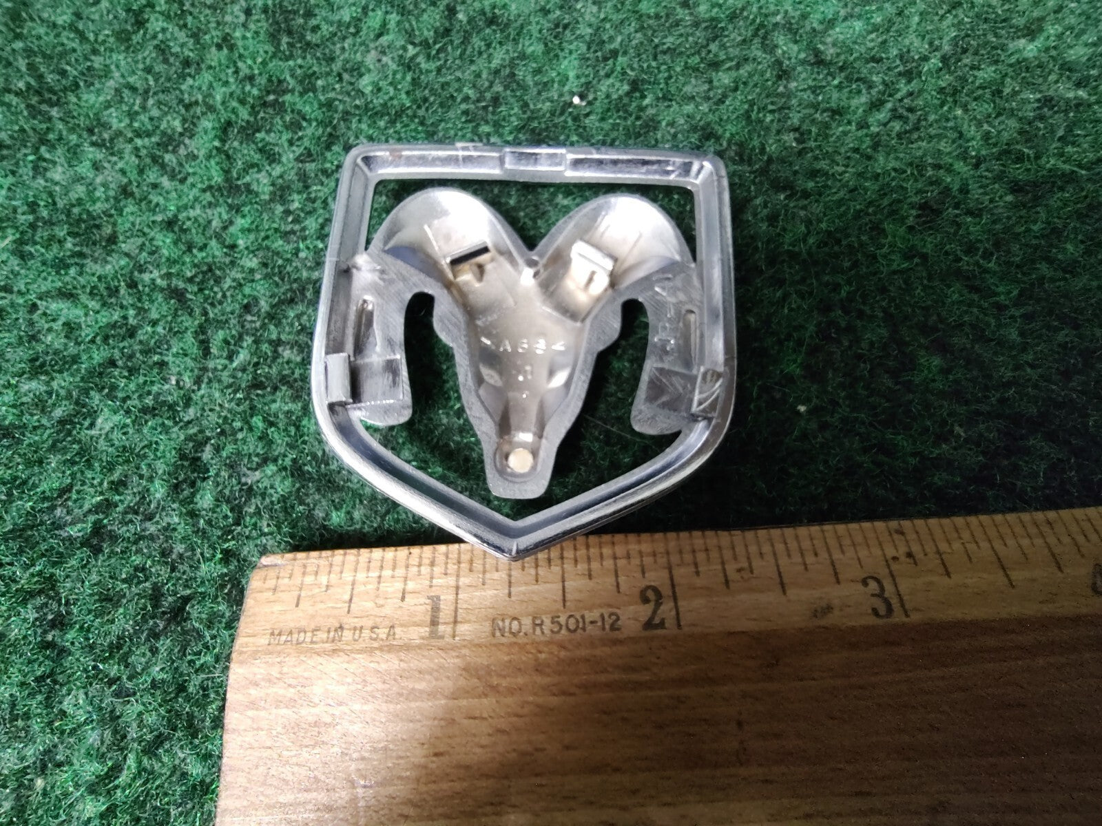Dodge Front Grille Emblem Logo Badg OEM Name Plate Name See Measurements 7S2