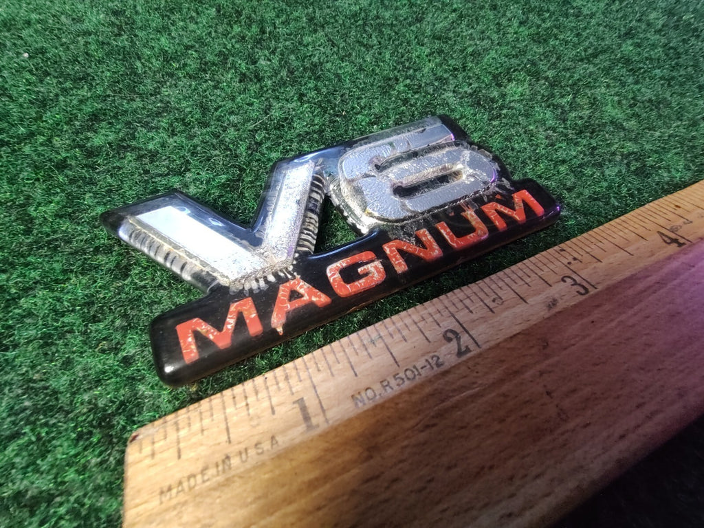 Dodge V6 Magnum Badge Emblem Name Plate Logo OEM 6S4