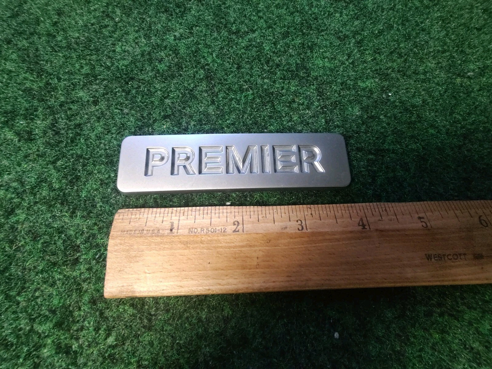 Mercury Premier Plastic 3.75 Emblem Badge Logo Nameplate Name Plate OEM 4S3