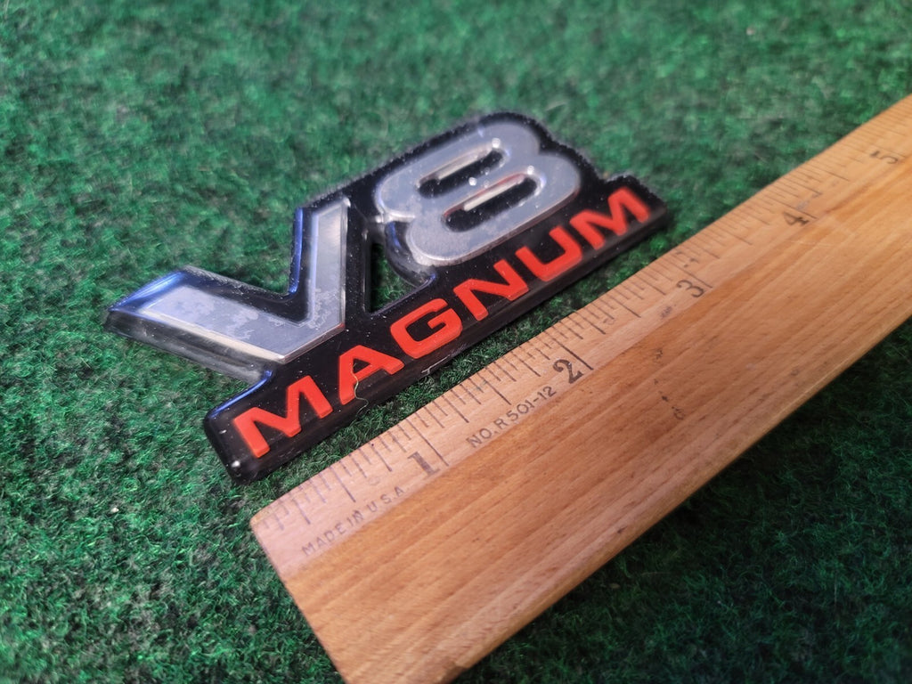 Dodge V8 Magnum Front Fender Plastic Emblem Badge Logo Nameplate Name Plate 2S9