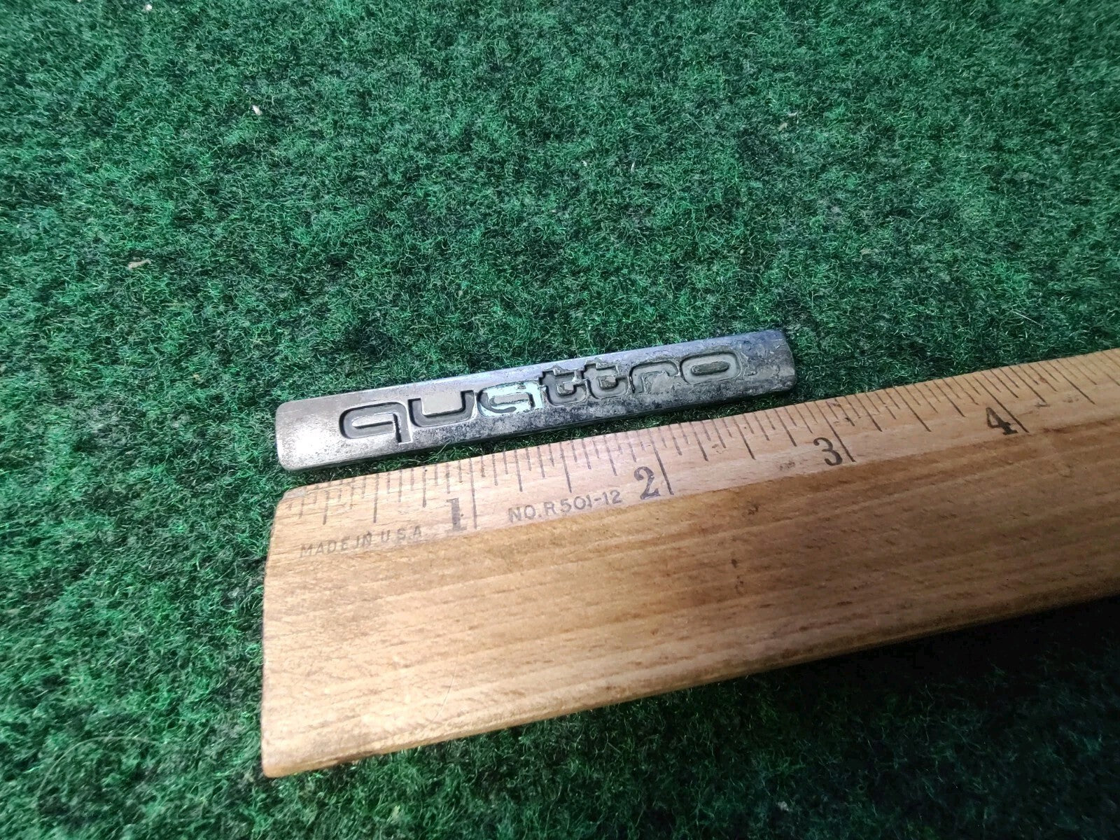 AUDI QUATTRO Genuine Emblem A3 A4 A6 A8 Q5 4B0853737D2ZZ OEM 4S3