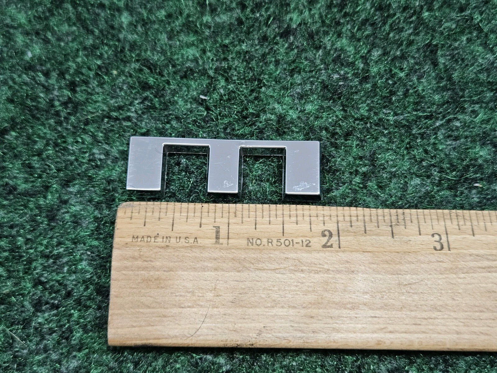 OEM "M" 3D Chrome Individual Letter Emblem Badge Logo Nameplate 7S9