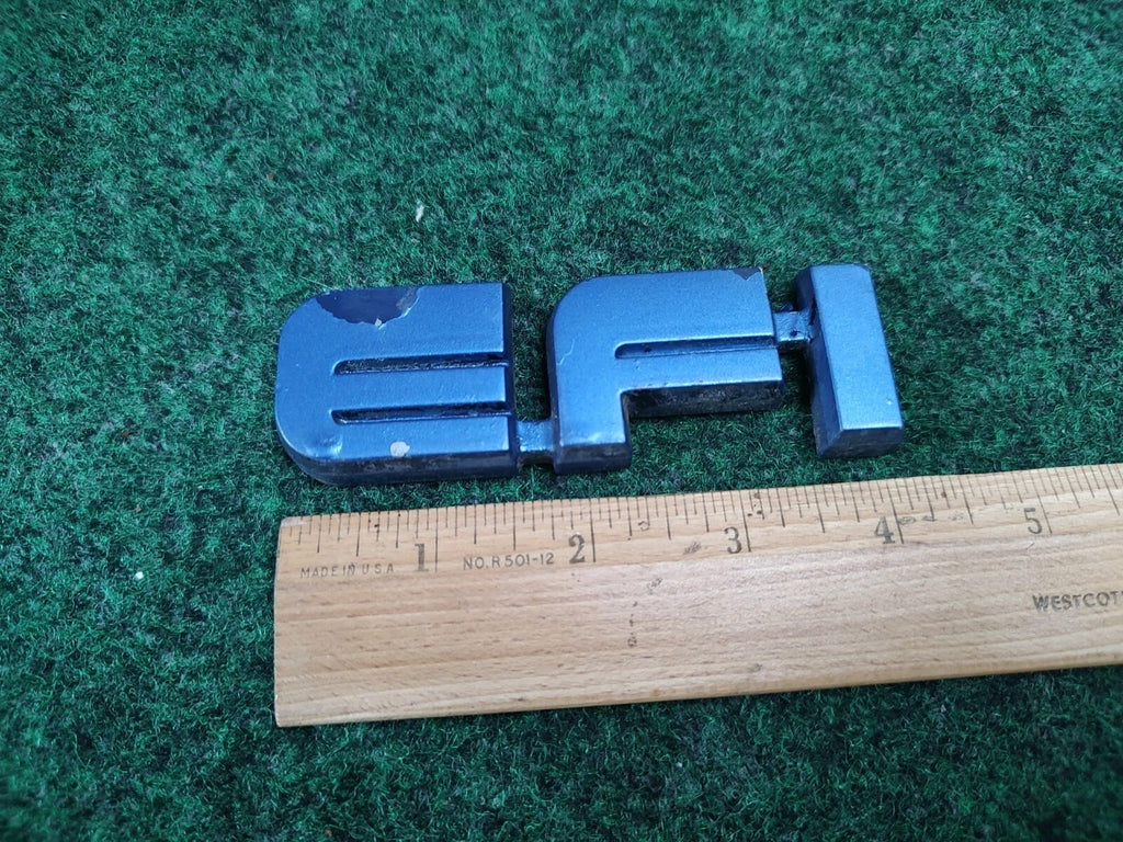 87-91 F150 F250 F350 Front Grille EFI E F I Emblem Badge Logo OEM 87 88 89 8L2