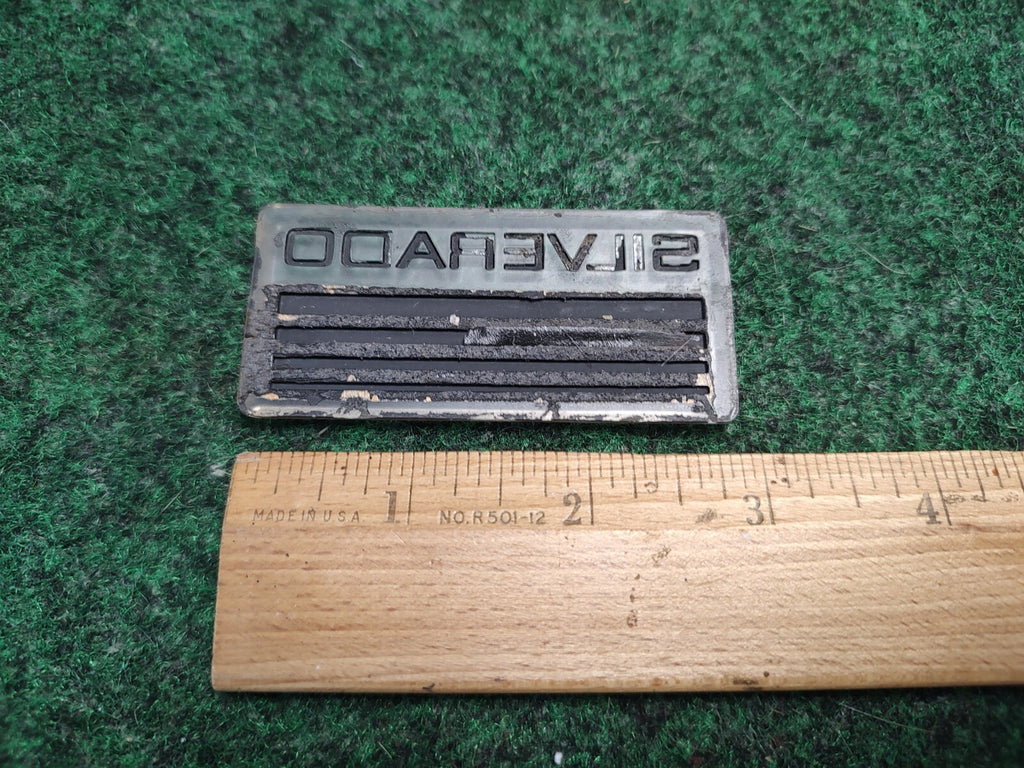 1990s SILVERADO Plastic Roof Panel Emblem OEM NAME PLATE 4S4