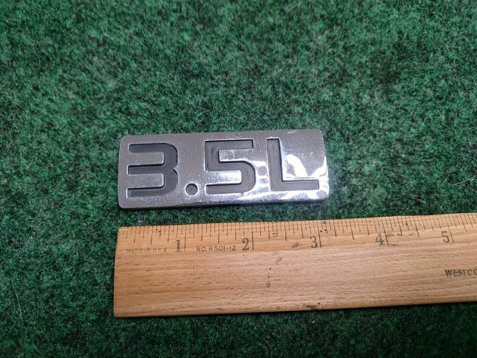 01 02 03 04 05 06 Hyundai Santa Fe 3.5L Emblem Logo Letters Badge Trunk Gate 3S6