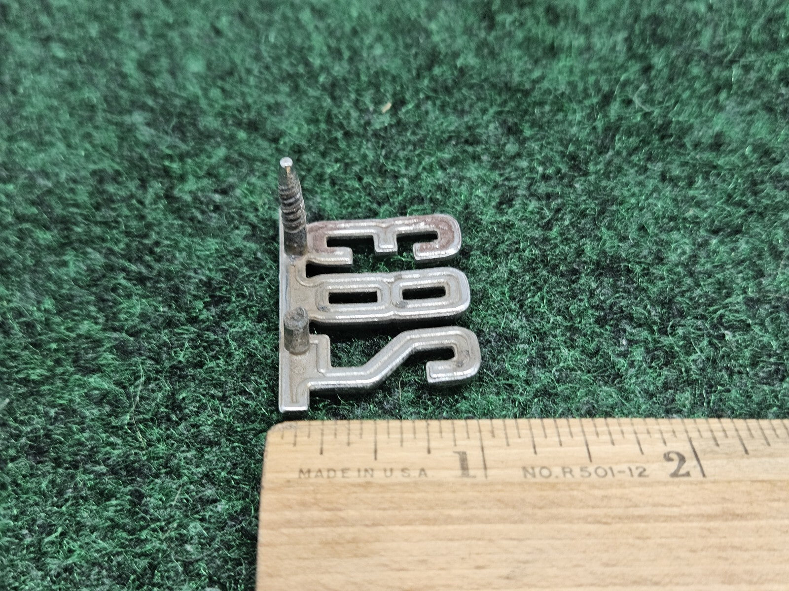 Vintage 1964-66 Chevy Impala Nova Chevelle Camaro "283" Emblem Metal 3863852 7S9