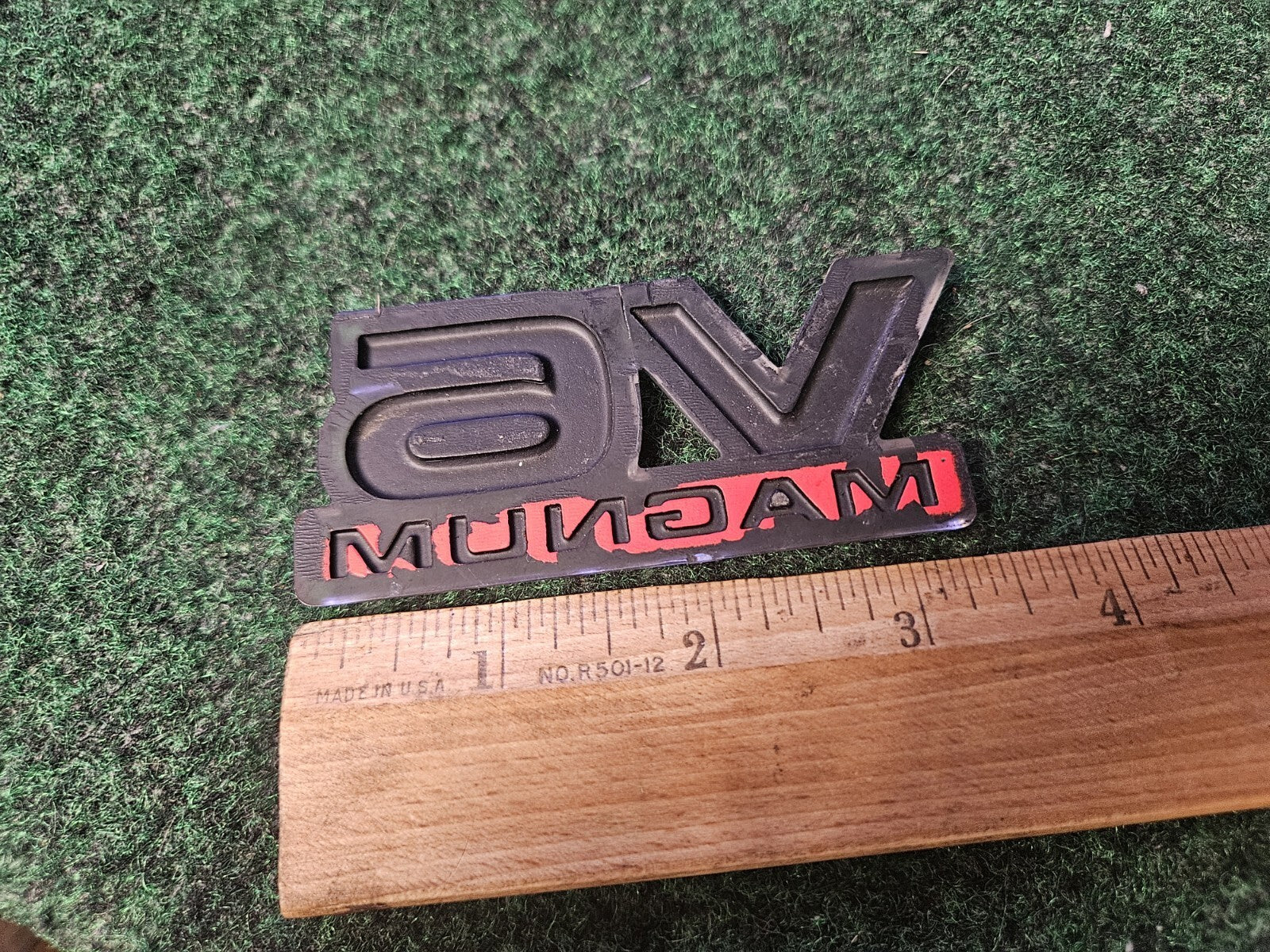 Dodge V6 Magnum Badge Emblem Name Plate Logo OEM 4M7
