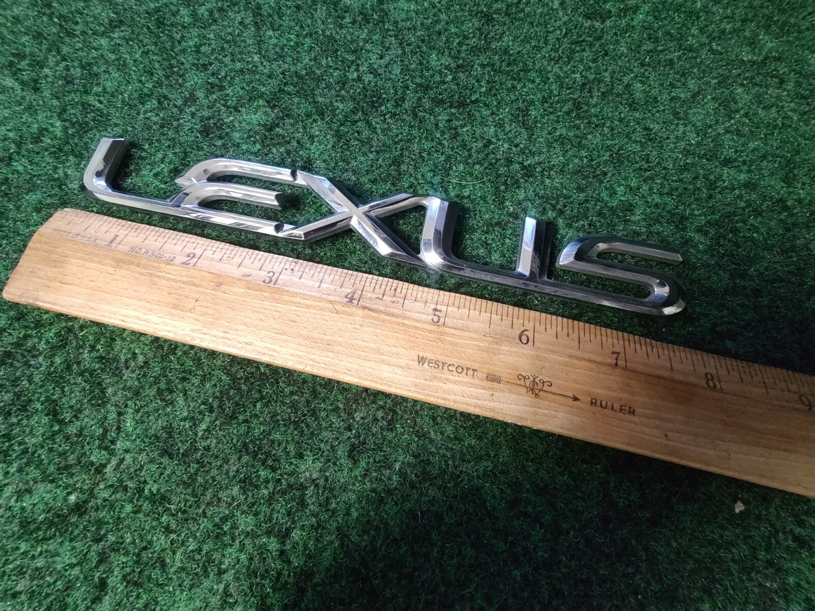 1999-2003 LEXUS RX300 Rear Liftgate Emblem Badge Chrome OEM 7544148010 8L2