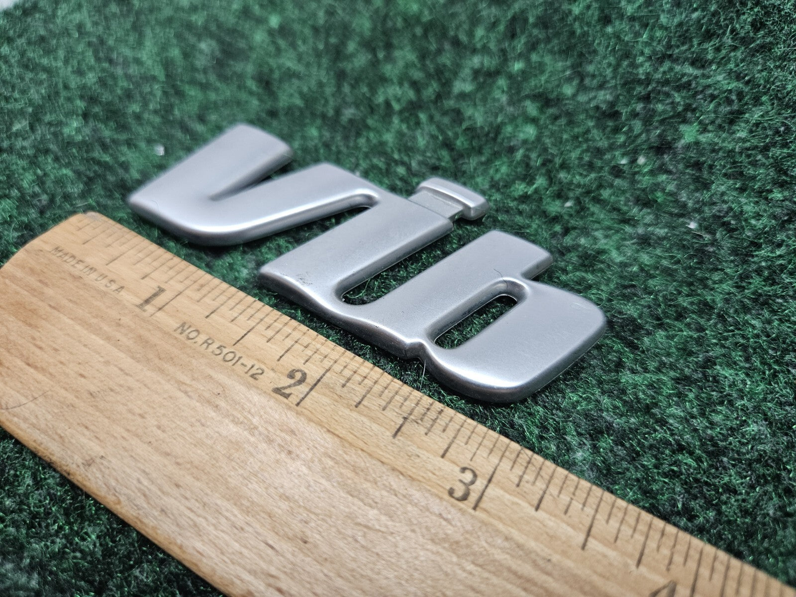 2003-2008 Pontiac Vibe "VIB" Door Emblem Logo Badge Set Silver OEM Missing E GL1