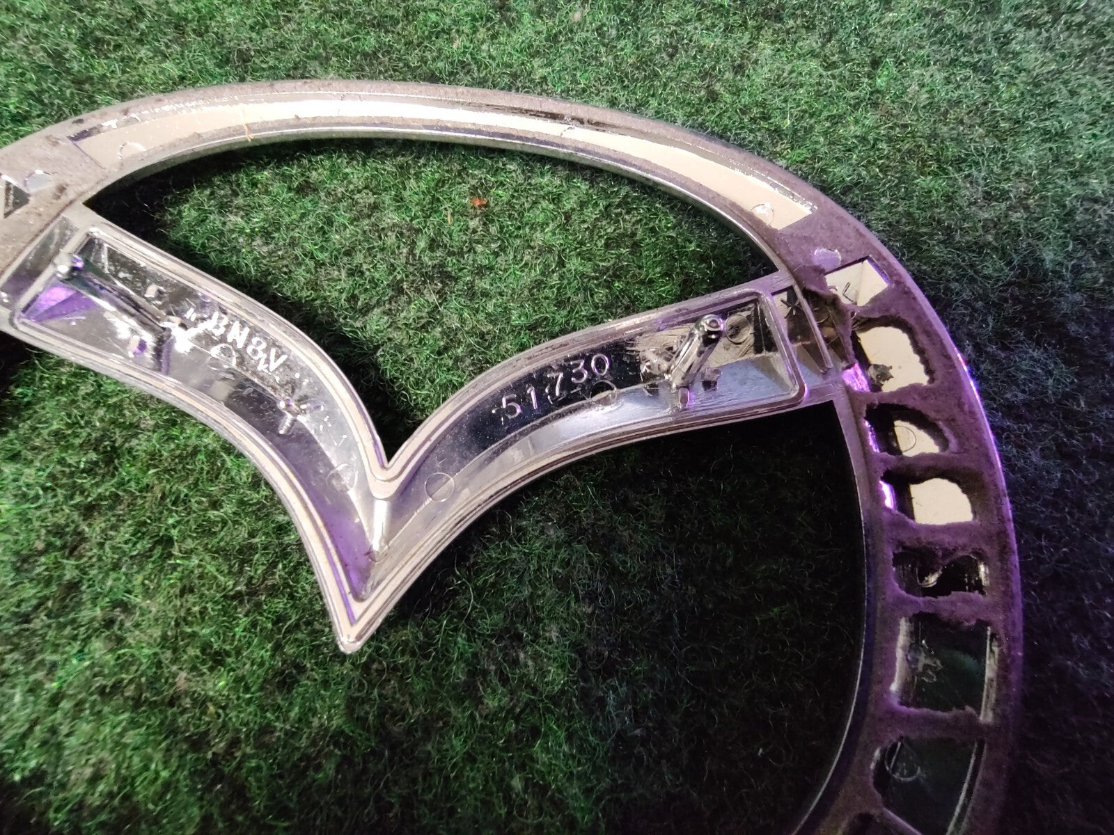 2004-2009 Mazda 3 Rear Chrome Emblem Genuine OEM Badge Part BN8V-51730 6S4
