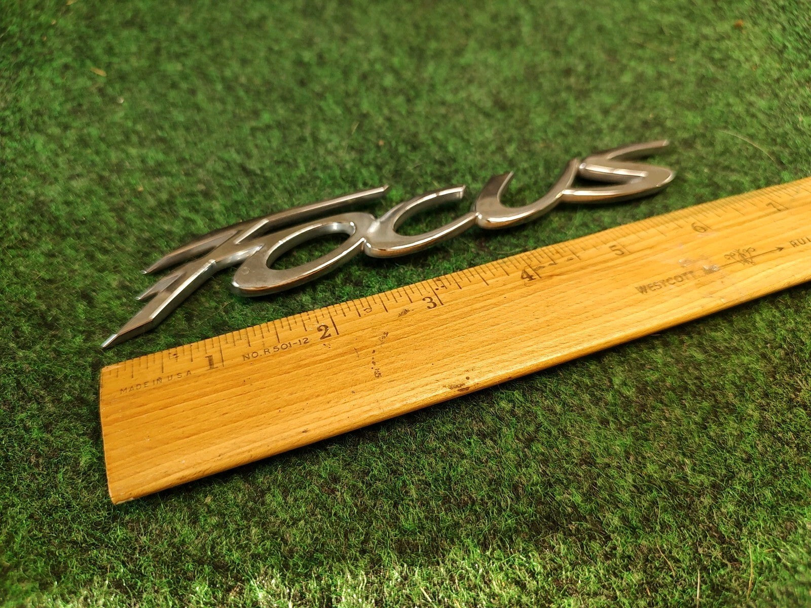 2012-18 Ford Focus Emblem Rear Trunk Chrome Badge Nameplate Logo Letter Name 1S1