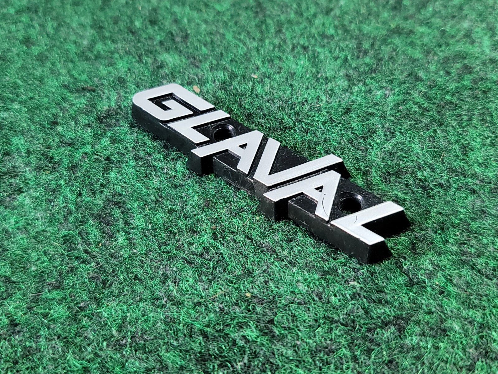 Glaval Armrest Emblem Name Plate Badge Logo OEM Genuine 1M1