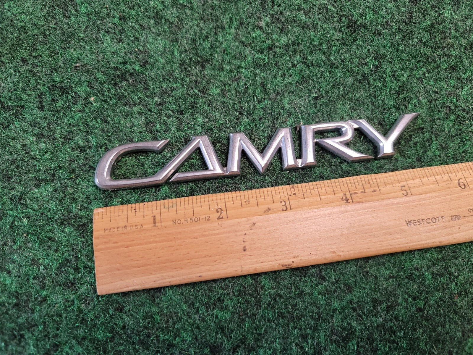 Toyota Camry Rear Trunk Lid Tailgate Letter Emblem Badge Sport Chrome OEM 2M4