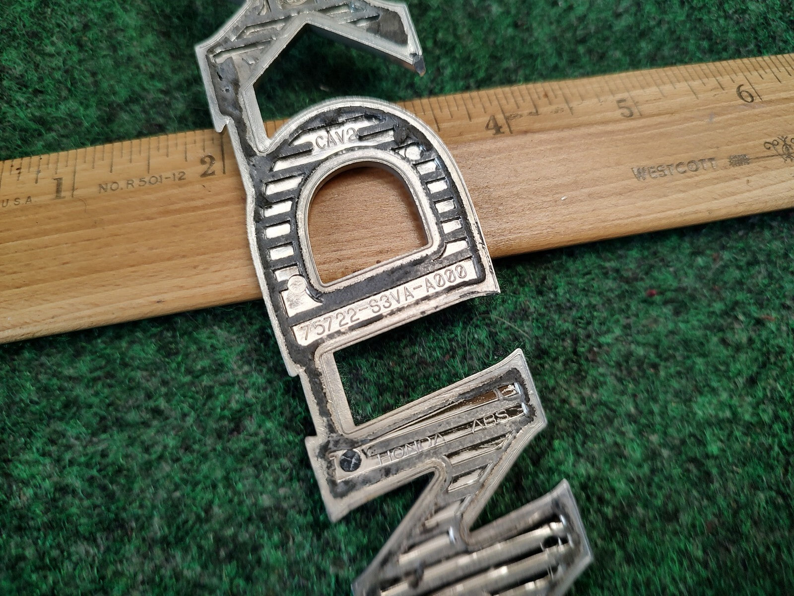 OEM 2001 2002 2003 2004 2005 2006 Acura MDX Rear Trunk Emblem 75722-S3VA-A 4S7