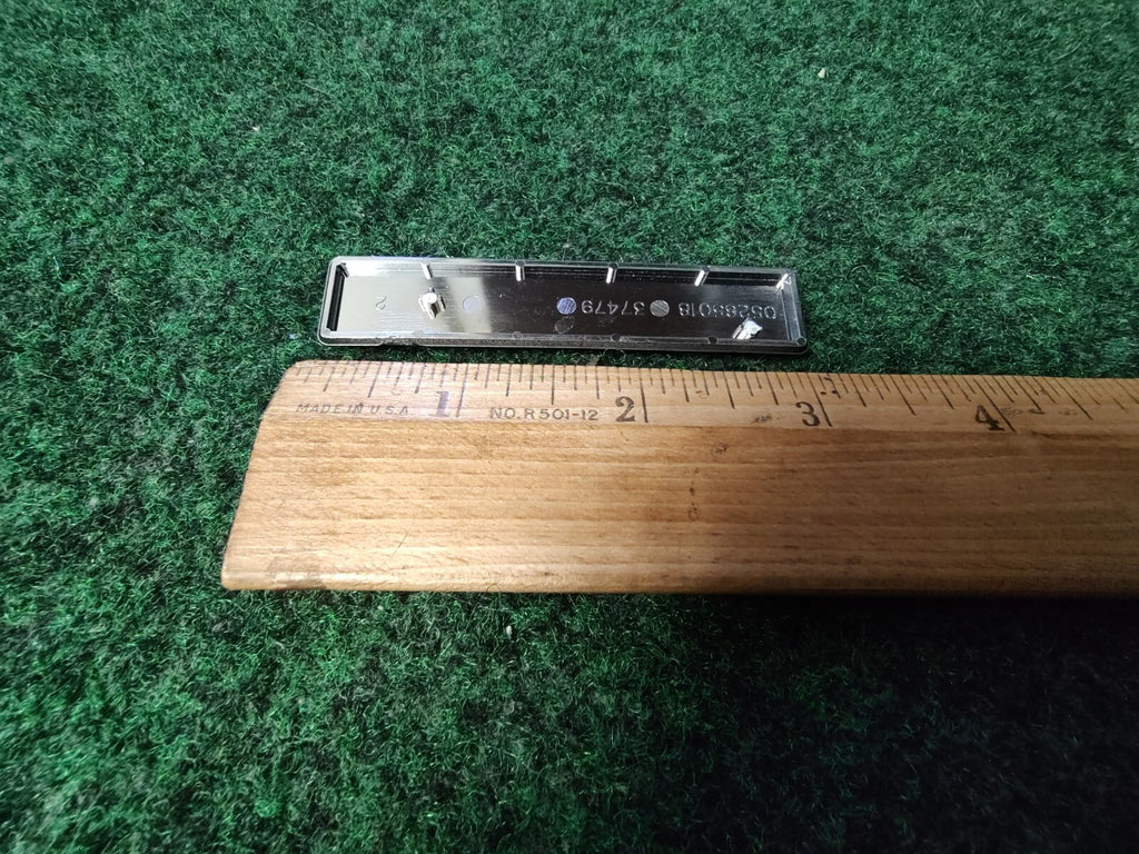 Mopar Interior Name Plate - "DODGE CARAVAN" - 1980's Emblem Badge Logo 3S1