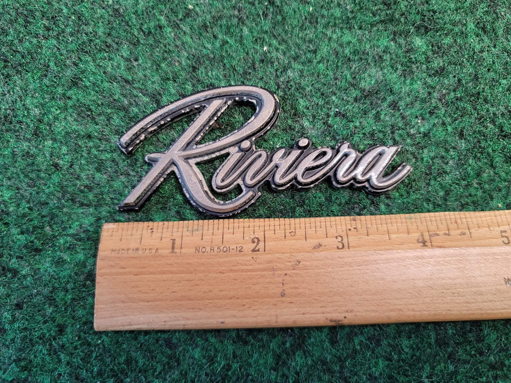 1969-1979 Buick Riviera OEM GM Emblem Nameplate Badge Logo 7L1