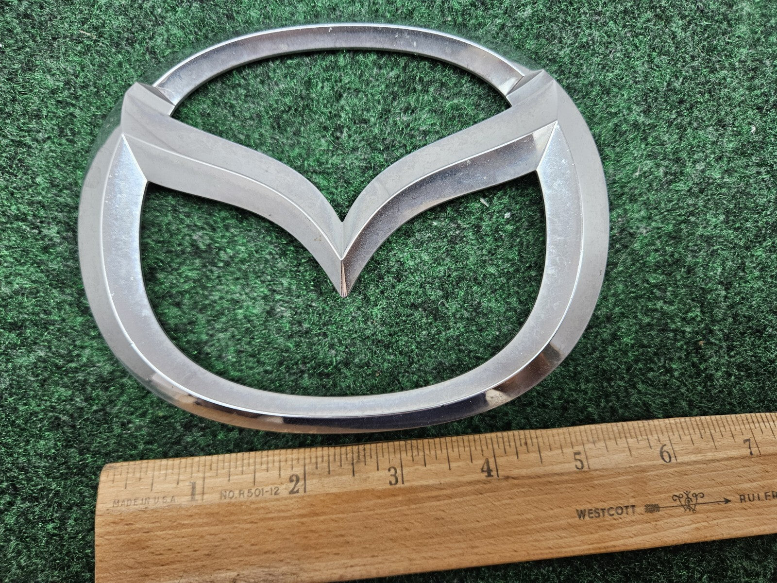 8T24-8C020– AA Mazda Emblem Name Plate 5" Nameplate Badge OEM GL4