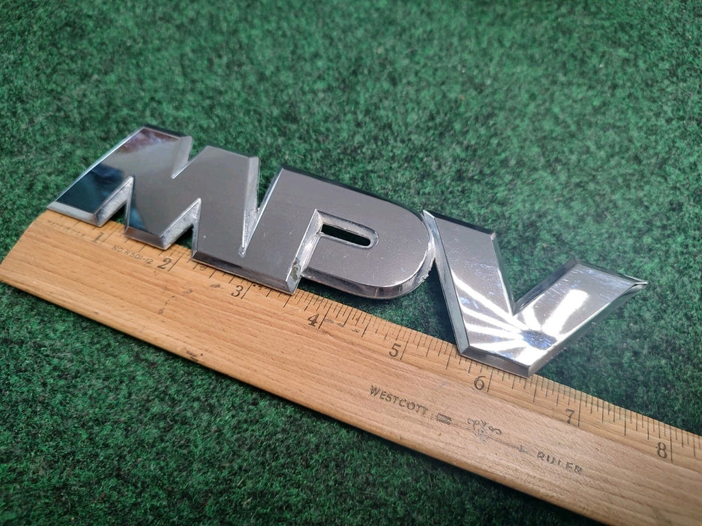2000-2006 Mazda 'MPV' Rear Trunk Liftgate Chrome Emblem OEM LC63-51-720 1S3