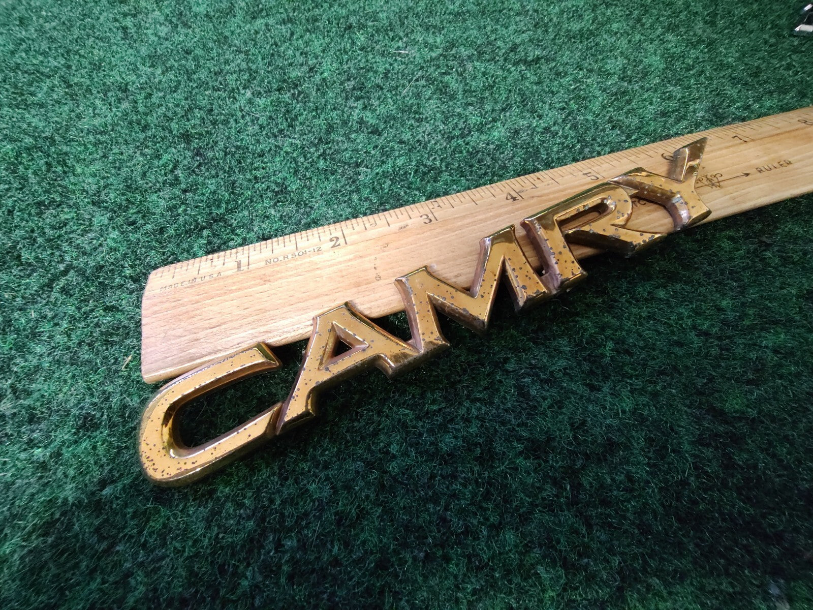 Toyota Camry Gold Trunk Emblem Badge Decal Logo OEM Genuine 75442-AA010 5S6