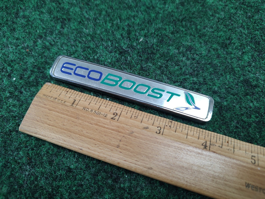 Ford Fusion "Ecoboost" Emblem OEM Name Plate DS73-42528-AB 8L2
