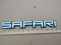 1995-2005 GMC SAFARI EMBLEM 12" LETTERS LOGO SYMBOL BADGE REAR DOOR SILVER 7S4