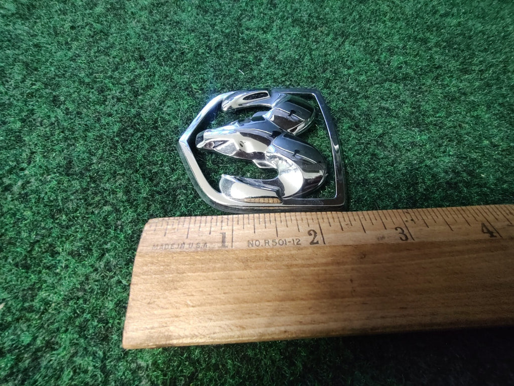 Dodge Front Grille Emblem Logo Badg OEM Name Plate Name See Measurements 4L8