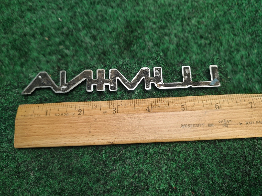 Chevy OEM Lumina Chrome 6" Rear Trunk Emblem Badge Logo Nameplate Name Plate 3S8