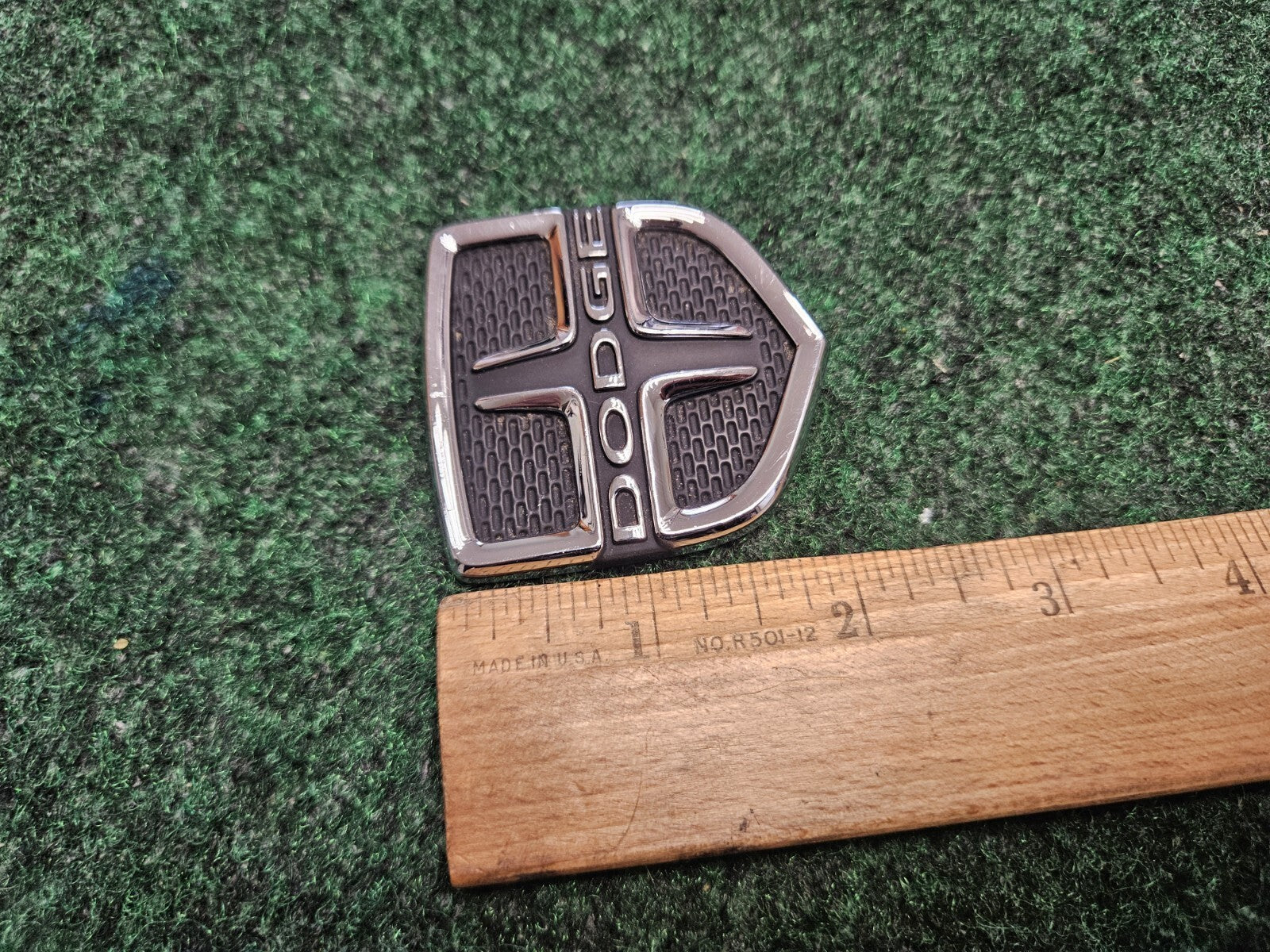 Dodge Grille Emblem Logo Badge OEM Name Plate Name 5M7