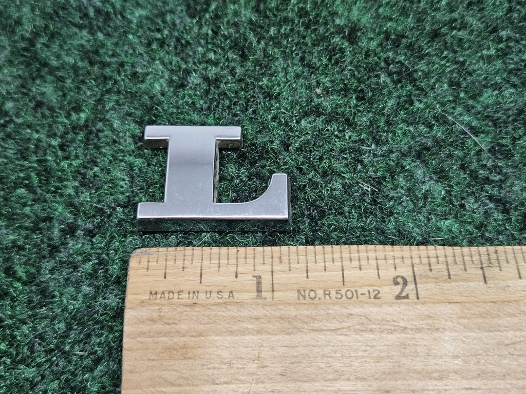 OEM "L" Chrome 3D Individual Letter Lettering Emblem Badge Logo Nameplate 7S7