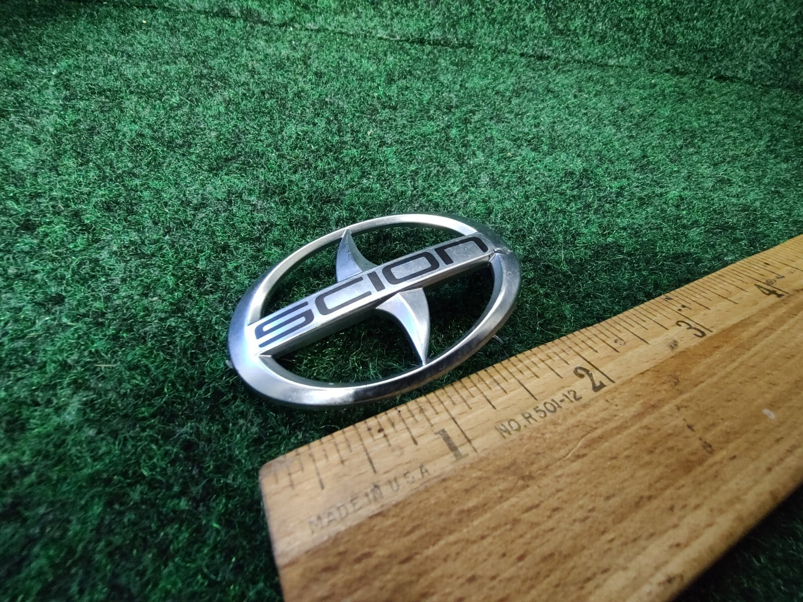 Scion 2" Wide Emblem Badge 2912 UNKNOWN Year Model OEM 5S6