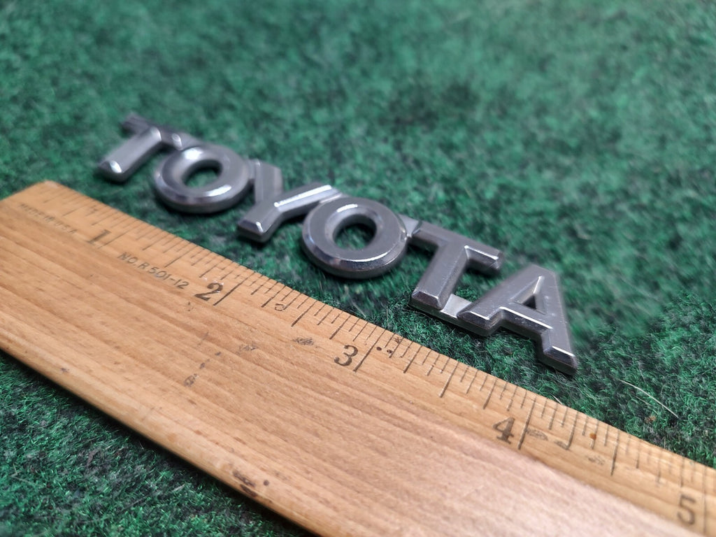 Toyota 1993-1997 Corolla Chrome Rear Trunk Emblem Badge Logo Nameplate 12650 3S6