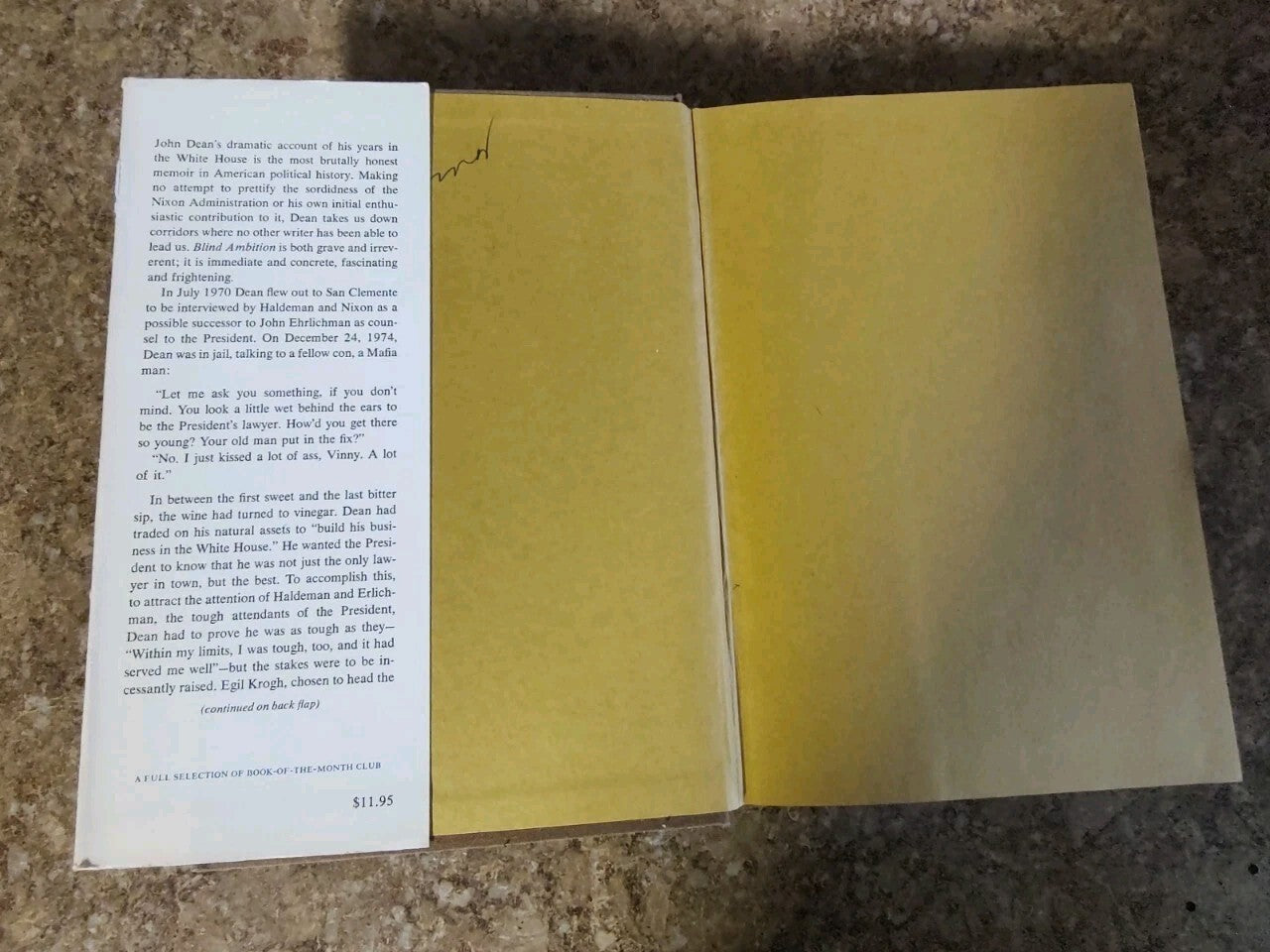 Blind Ambition: The White House Years - Hardcover By Dean, John B12