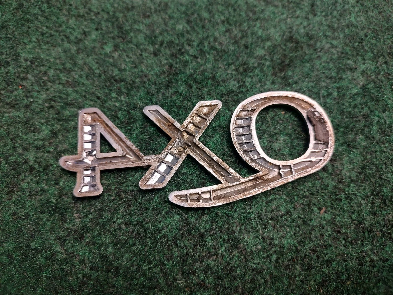 1997-2000 Infiniti QX4 Emblem Logo Letters Badge Trunk Gate Rear Chrome OEM 2S1