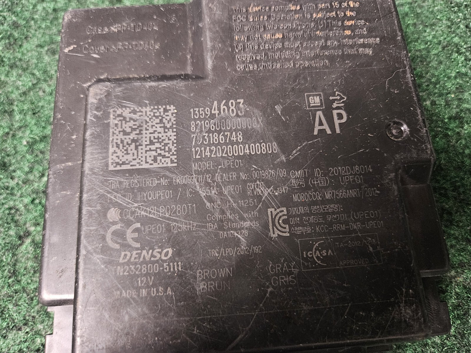 2015-2019 GM OEM KEYLESS ENTRY CONTROL MODULE 13594683 4M3
