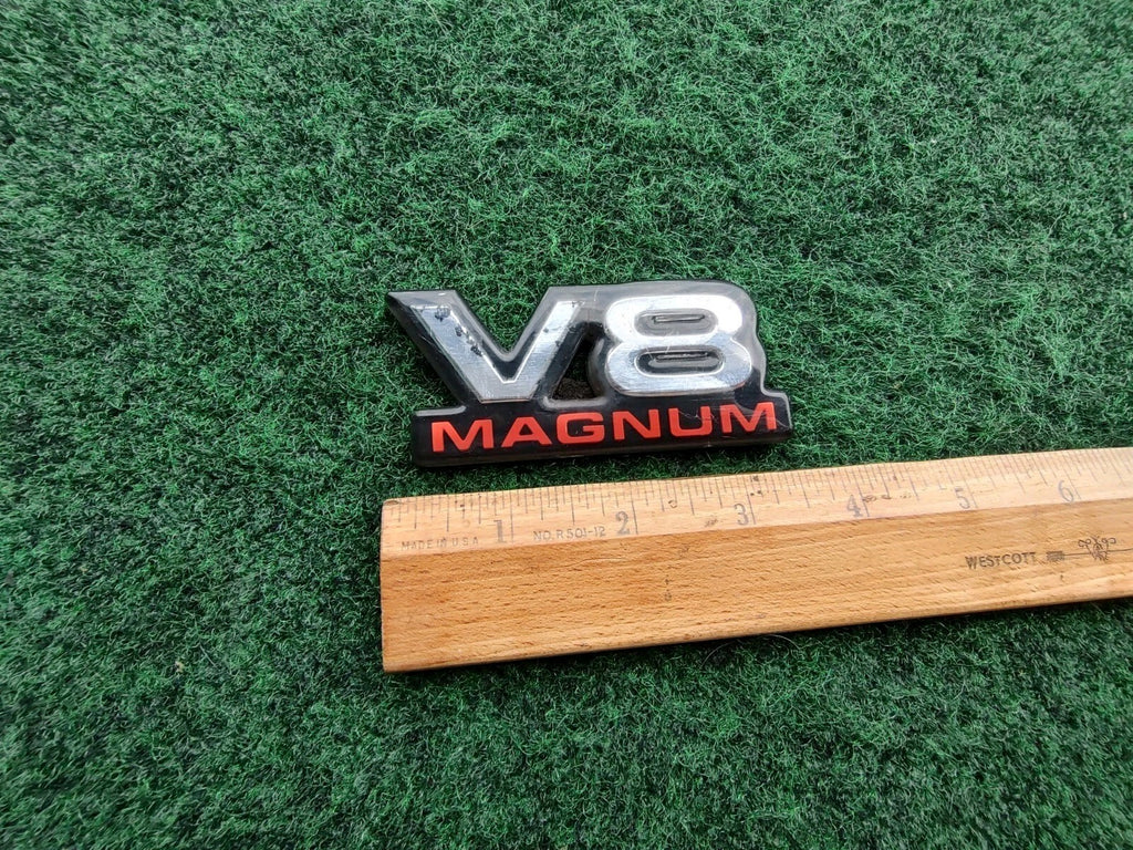 Dodge V8 Magnum Front Fender Plastic Emblem Badge Logo Nameplate Name Plate 5S2