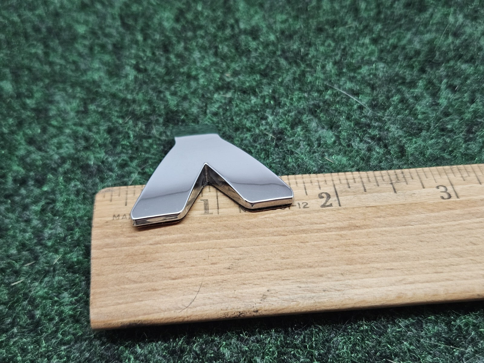 OEM "Y" Chrome Individual Letter Lettering Emblem Badge Logo Nameplate 3D 7S7
