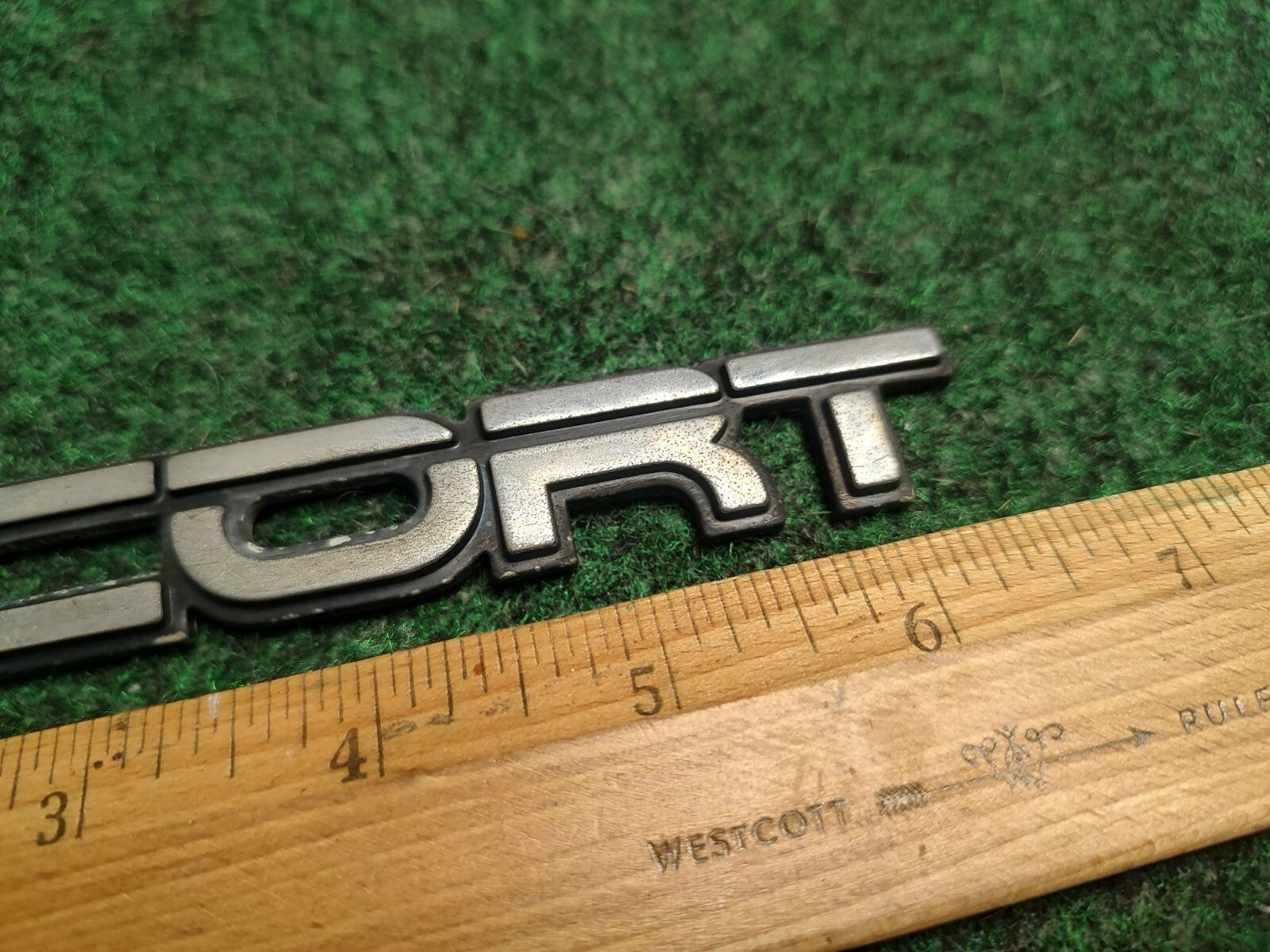 Original 1982-1986 Ford Escort Trunk Lid Emblem-Badge Nameplate Oem 1L4