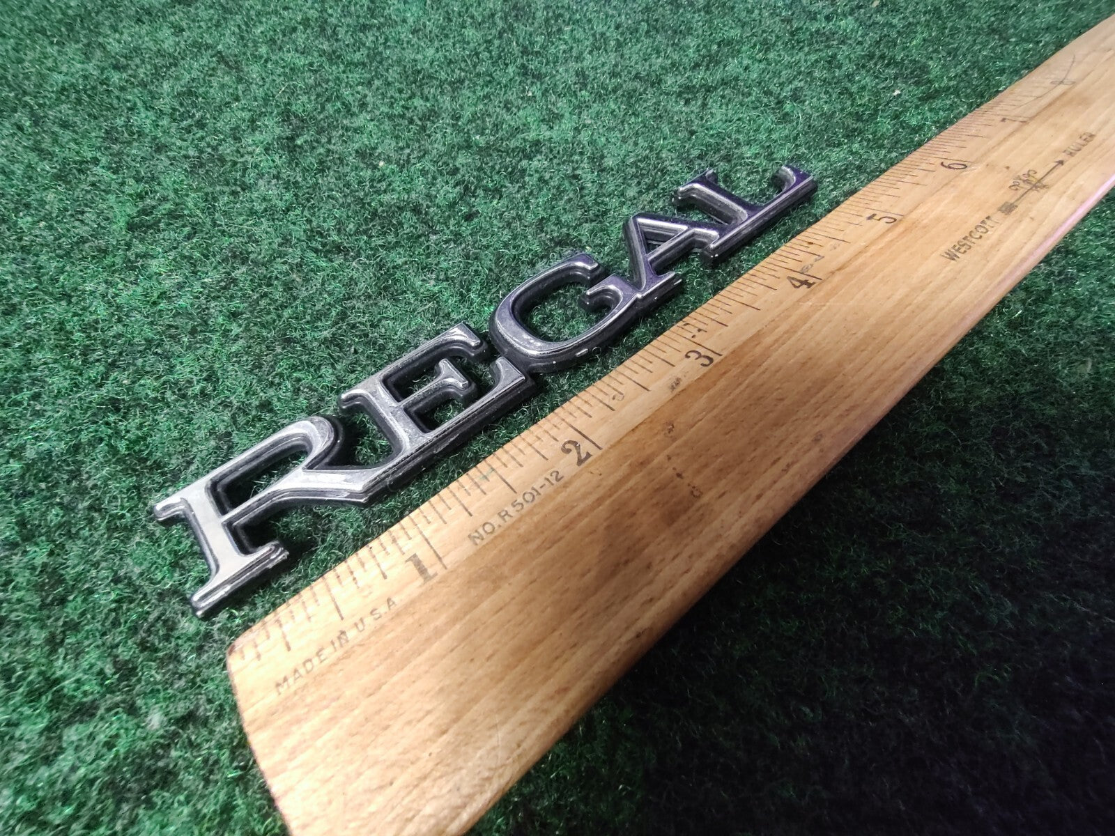 Buick OEM Regal Chrome 5.125" Emblem Badge Logo Nameplate Name Plate 6S4