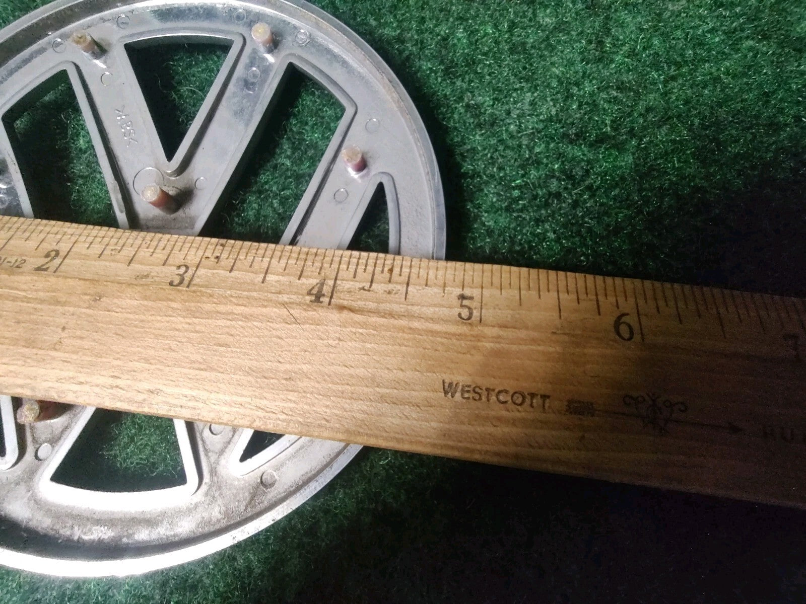 VW Volkswagen Routan Passat Jetta trunk emblem badge logo 4.75" OEM Genuine 4L7