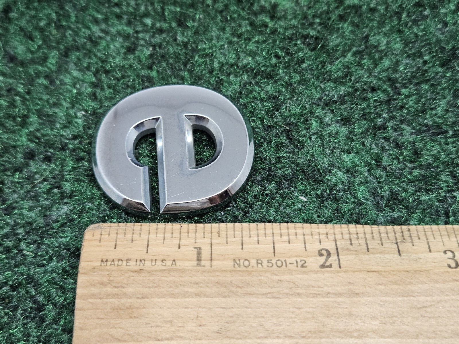 Jeep OEM "E" Chrome Hood Hatch Individual Letter Emblem Badge Logo Nameplate 7S9