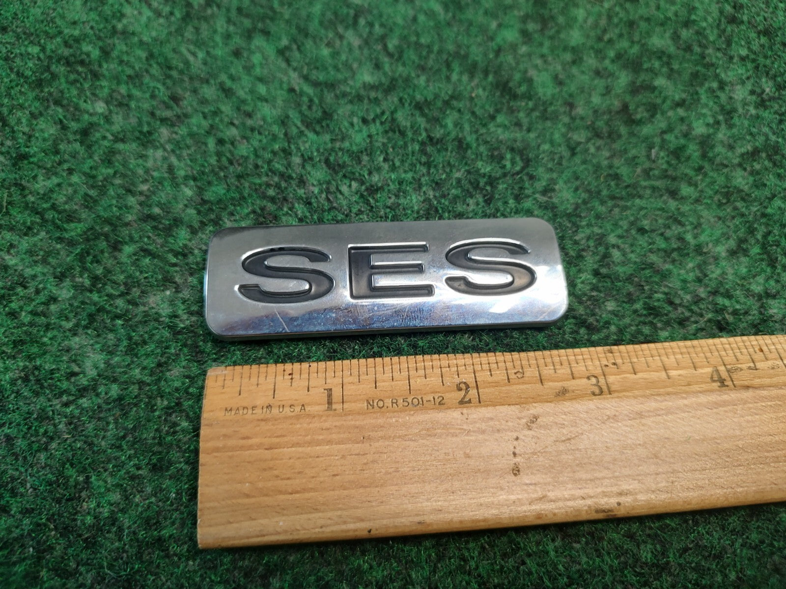 1999-2007 Ford Focus SES Emblem Letters Logo Badge Trunk Rear Chrome OEM 4S3