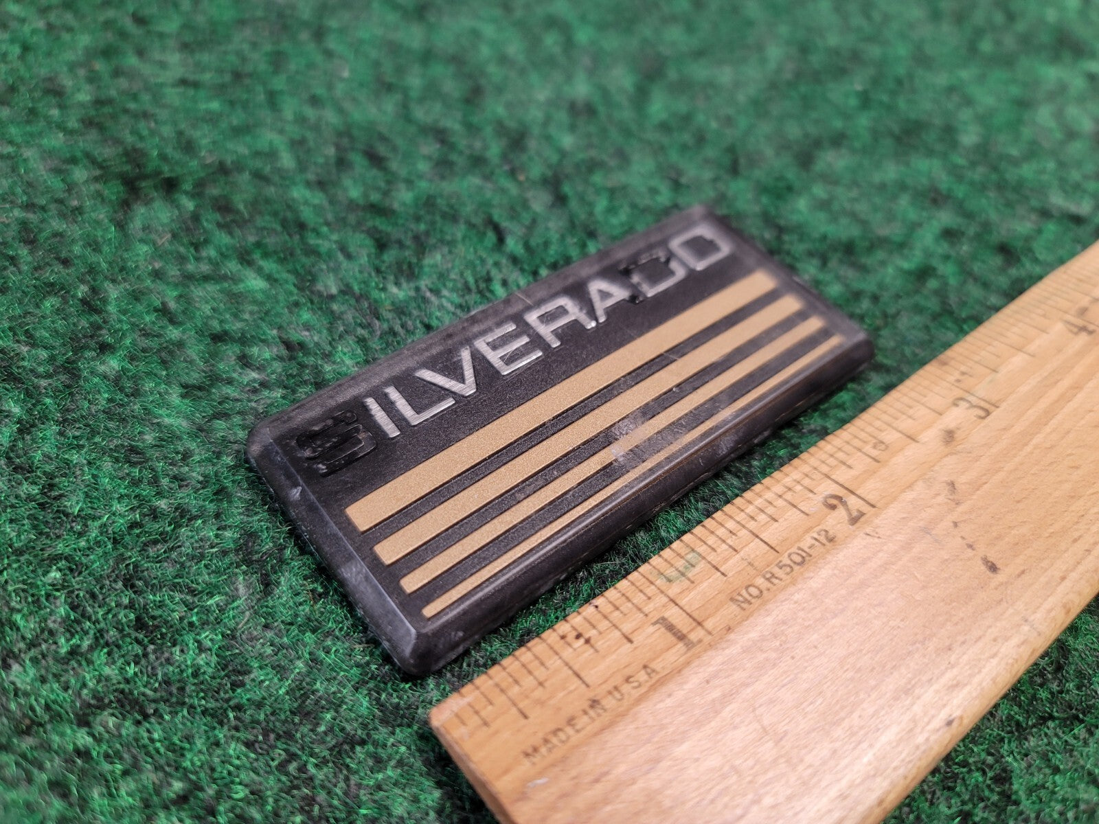 1990s SILVERADO Plastic Roof Panel Emblem OEM NAME PLATE 1M8