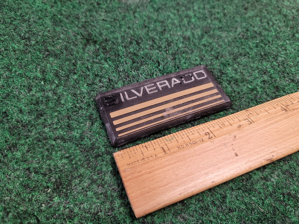 1990s SILVERADO Plastic Roof Panel Emblem OEM NAME PLATE 1M8